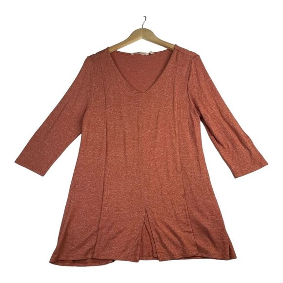 Soft Surroundings Half Sleeve Top size Medium Orange - Picture 1 of 6